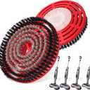 2PC S7001 Enhanced Replacement Brush Heads for Shark S8201/S7000 Series, for Deeper Cleaning of Hard Floors with Shark Steam Mops (Black Grey)