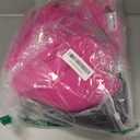 WILDPARTY 80s Costume Accessories for Women, T-Shirt Tutu Fanny Pack Headband Earring Necklace Fishnet Gloves Legwarmers (XX-Large, Pink)