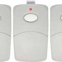Upgraded for Linear 3089 Multicode Gate Opener Remote, 308911 Multicode Remote Control, with 300MHZ 10 Dip Switch Garage Door Remote, More Stable & Secure, Small Enough Easy to Carry & Program, 3 Pack