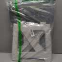 Shower Stool for Shaving Legs, 1 Pack Foot Rest Folding Stool Step to Shave Legs Shaving for Inside Shower Foldable Small Waterproof Plastic Corner Gray White