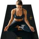 Rubber King Multi-Purpose Exercise Mat - 100% Recycled Thick Rubber Mat for Home Gym Flooring, Non-Slip, Low-Odor Durable Workout Mat for Indoor/Outdoor, Shoe-Friendly