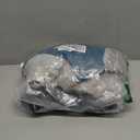 IECOii Dog Winter Coat with Harness Built in, Waterproof Windproof Dog Coats for Large Dogs, Thermal Fleece Cold Weather Jackets with Zip, Outdoor Warm Snow Jacket Reflective, Turquoise Green, XL