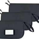 3-Pack Soft Pistol Cases, Handgun Case Soft Pistol Rug Case, Tactical Handgun Storage Pouch with Writable ID Patches for Hunting Shooting Range Home Storage