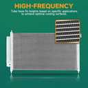 Air Conditioning A/C Condenser Compatible with Chevy C10 K10 5.0L 1983-1986, R10 5.7L 1987, V10 5.7L 1987, K20 5.7L 1983-1986, Blazer 5.7L 5.0L 1987-1991,GMC C1500 5.0L 1983-1986 & More