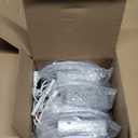 Amico 12 Pack 6 Inch 5CCT Ultra-Thin LED Recessed Ceiling Light with Junction Box, 1050LM Brightness, Dimmable Canless Wafer Downlight, 12W, ETL&FCC (White)