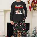 ALISISTER Matching Christmas Pajamas for Men and Women Xmas  Long Sleeve Sleepwear (Large)