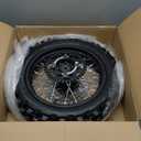 12" Rear Rim Wheel Disk Brake 80/100-12 Tire Tube Apollo SSR 50cc 125cc XR CRF Dirt Pit Bike Tao Kayo TSD 110 TD 125 15mm Axle With Brake Rotor and 428 41T Sprocket (12 inch)