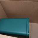 Bathroom Trash Can with Lid 4 Gallon Trash Can with Swing Lid Small Garbage Can Dark Green Trash Can with 150 Counts Trash Bags for Bathroom Bedroom Office Restroom Dorm
