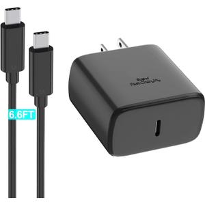 Samsung Super Fast Charger Type C 45W GaN Power USB C Charger PPS/PD Charging Block & 6.6FT Cable for Samsung Galaxy S26 Ultra/S26/S26+/S25 Ultra/S25/S25+/S24 Ultra/S24/S24+/S23 Ultra/S23/S23+
