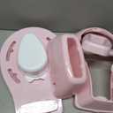 Ingenuity My Size Potty Pro 2-in-1 Potty Training Toilet, Floor Potty with Removable Potty Seat for Standard Toilets, Realistic Flushing Sound, For Toddlers Ages 18+ months, Up to 50 lb - Pink