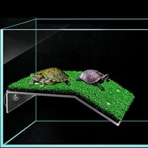 HIERYAN Turtle Basking Platform, Tortoise Ramp Reptile Tank Ladder Resting Terrace, Tortoise Ramp Reptile Ladder Resting Terrace Fish Tank Aquarium Turtle Dock Floating Dcor, Large