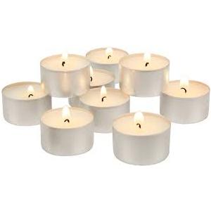 CANDLES Tealight Candles - 80 Pack Bulk Tea Lights Candles - White Tealights Unscented - 4 Hour Burn Time CANDLES Tealight Candles - 80 Pack Bulk Tea Lights Candles - White Tealights Unscented - 4 Hour Burn Time