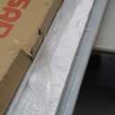 KASARO 3D Faux Stone Wall Panels, 4 PCS PU Wainscoting Panel - Cement Texture Thicker Design for Interior Wall Decor, Home & Office Accent Wall, Easy Install, 43.3" x 23.6" (White)