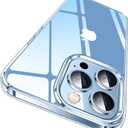 CASEKOO for iPhone 13 Pro Case Crystal Clear, [Never Yellow Technology] [Military-Grade Protection] Transparent Slim Cover Women Men for iPhone 13 Pro Phone Case 6.1 inch, Clear