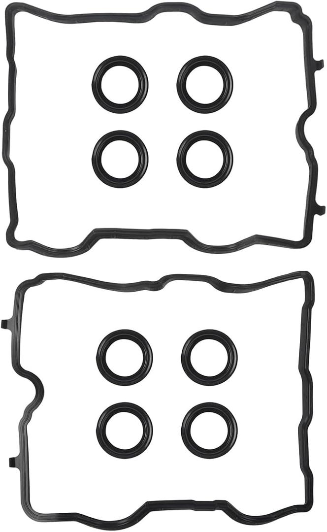Engine Valve Cover Gasket Set Compatible with Subaru Vehicle Crosstrek Impreza XV Crosstrek 2.0L, Forester Legacy Outback 2.5L H4 2011-2019 Replaces# VS 50830 R, VS50830R, 13270AA190, VS50725