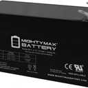 Mighty Max Battery ML1.3-12 - 12 Volt 1.3 AH, F1 Terminal, Rechargeable SLA AGM Battery