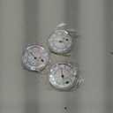 Weewooday 3 Pcs Indoor Outdoor Thermometer 2 in 1 Mini Home Temperature Humidity Hygrometer Monitor Gauge for Home Offices Wall(Silver,2.2 Inch)