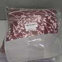 UOZZI BEDDING 3 Pieces Quilt Set Burgundy Red Branch King Size 102x88 Soft Microfiber Lightweight Coverlet Christmas Bedspread Summer Comforter Set Bed Cover for All Season (1 Quilt+ 2 Shams)