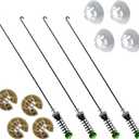 W10780051 Washer Suspension Kit Fit for Some Whirlpool Maytag Kenmore Amana Washing Machines, WTW5550XW0, MVWX550XW0, 11021392010, CAW12444XW0 - 4 Pack