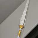 41" Anime Cosplay Sword with Sheath, Non-3D Printed & Back-Carry, Collectible Prop for Costume&Display
