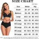 Women's High Waist Cotton Underwear Stretch Briefs Soft Comfy Ladies Panties MultiPack (X-Large, Black)