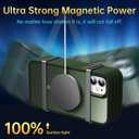Ultra Strong Magnetic for iPhone 11 Case, Military Grade Drop Protection, Compatible with MagSafe, Shockproof Anti-Scratch Translucent Matte Slim Fit Stylish Phone Protective Cover 6.1",Midnight Green