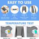 Fivali Cooling Towels for Neck and Face: 4 Pack Cooling Neck Wraps Chilly Sweat Towels for Gym Sports Workout, Green 40"x12" (Royalblue+green+orange+ Rose Red)