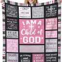 Christian Gifts for Women Faith, Inspirational/Religious/Spiritual Gifts for Adults, Soft Throw Blankets for Women/Men, Personalized Blankets for Adults 40"x 50" (Bible20)