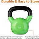 Amazon Basics Vinyl Kettlebell 25lb