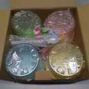 NLXCXUCY 4 Pack Containers Replacement for Ninja,Creami Pints and Lids 24oz Compatible with Ninja NC501 NC500 Series Deluxe Ice Cream Makers XL Cups Dishwasher Safe (24OZ)