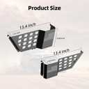 Rear Door Storage Box Pocket Organizer for Jeep Wrangler JL JLU 4XE 2018-2025 & Gladiator JT 2020-2022 2023 2024 2025, 2Pcs