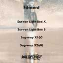 Electric Bike Front Number Plate - Imitation Carbon Fiber Electric Dirt Bike Accessories for for Sur-ron Light Bee S/X / X160 / X260