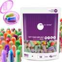 MOLDEX Soft Foam Earplugs Softies Ear Plugs for Sleeping, Snoring, Work, Travel, Shooting -33dB Highest NRR Made in USA (Multi Color, 50 Pairs)