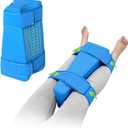 Hip Abduction Pillow Hip Replacement Pillows After Surgery Recovery Supplies Knee Replacement Foam Wedge with Strap Bursitis Pillow Between The Legs Abductor Cushion for Sleeping Pain Relief (Blue-medium)