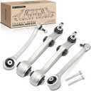 A-Premium Set of 3, Front Lower Rearward & Forward Control Arm, with Ball Joint & Bushing, Compatible with Tesla Model S 2012-2021, Model X 2016-2021