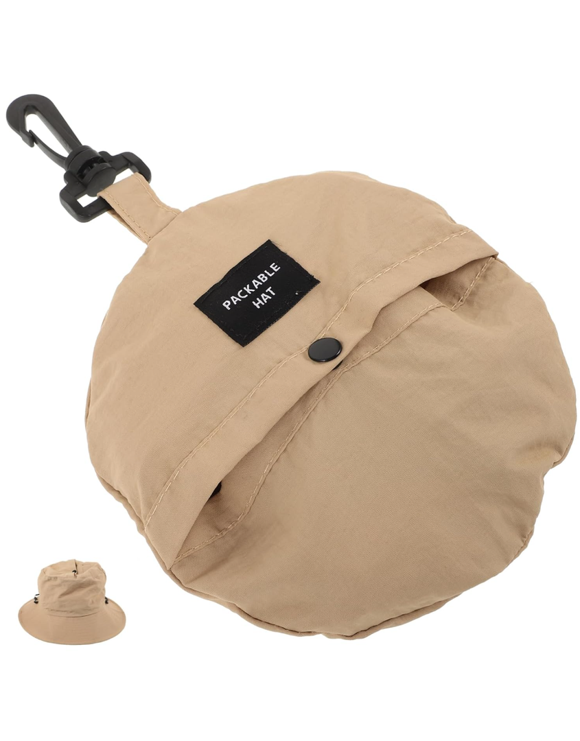 Foldable Sun Hat Hiking Hat Caps Hats Cap for Men Men's Hat Hats for Men Outdoor Bucket Hat Beach, 3 Colors ,Pack Of 6