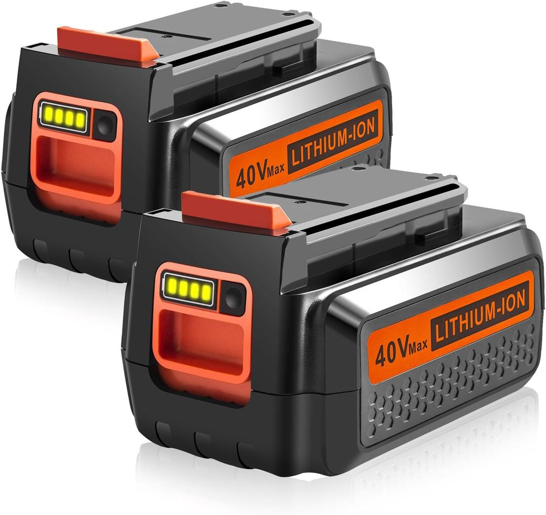 40V 3000mAh Replace Long-Lasting Battery for Black and Decker 40V Lithium Battery, High-Capacity Compatible with Black and Decker 40 Volt Power Tools & LBX2040 LBXR2036