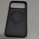 TORRAS Magnetic Ostand for iPhone 17 Pro Max Case, Military Grade Protection Fit for MagSafe Built in Kickstand Camera Control Button Translucent Slim Back Soft Edge, Deep Blue