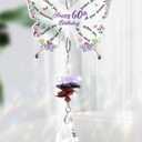 Funnli 60th Birthday Gifts for Women Crystal Suncatcher, 60th Birthday Decorations for Woman, 60 Year Old Bday Gift for Friends Sister Mom Grandma Window Hangings Home Decoration