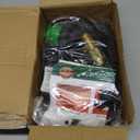 Flexi Hose Expandable Garden Hose with 8 Function Nozzle, 25FT - Lightweight Retractable Garden Hose, Water Hose - No-Kink Flexibility, 3/4 Inch Solid Brass Fittings and Double Latex Core (Black)