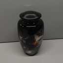 Patriotic Hearts Eagle Extra Large Urn for Human Ashes | American Flag Cremation Urn for Adults, Veteran, Extra Large Size, Handmade Funeral Urns with Velvet Bag