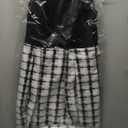 Adrianna Papell Women's Plaid Combo Gown, Size: 8