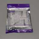 VCE Brush Wall Plate Cable Pass Through, Single Gang Decorator Wall Cover for Low Voltage Cables, In-Wall Cable Management for Wall Mount TV (White), 2-Pack