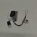 Mini Keychain Digital Camera, Y2K Pocket-Size Mini Camera, 2MP 1080P Small Camera with 32GB Card, Video Recorder with Long Battery Life for Travel, Party and Vlog (Black)