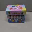 12 Colors Tie Dye Kit, Tie Dye Set for Kids, Pre-Filled Tye Dye Bottles, Non Toxic Permanent Fabric Dye Art Set, Easy DIY Fabric Art - Create Fun