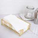 DaYammi 200 PCS White Napkins Disposable Hand Towels, Soft and Absorbent Linen Feel Dinner Napkins, Napkins Everyday, Elegant Decorative Paper Guest Towels for Kitchen Bathroom Wedding Party