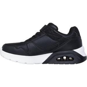 SKECHERS Boy's Uno Lite 2.0-Pillar Duo Sneaker (4 Big Kid, Black/White)
