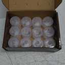 12 Pack Flameless Tea Lights Candles Battery Operated, Crystal Led Tealight Candles,Votive Electric Fake Candles for Valentines Wedding Diwali Christmas Decorations