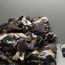 Cottonight Black Queen Comforter Set Geometric Black Marble Bedding Comforter Set Full Plaid Cotton Modern Lightweight Black White with Gold Lines Comforter for Women Men