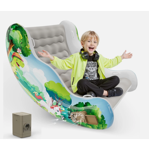K KORKUAN Inflatable Sensory Rocking Chair for Kids with Autism ADHD - Air Cloud Rocker